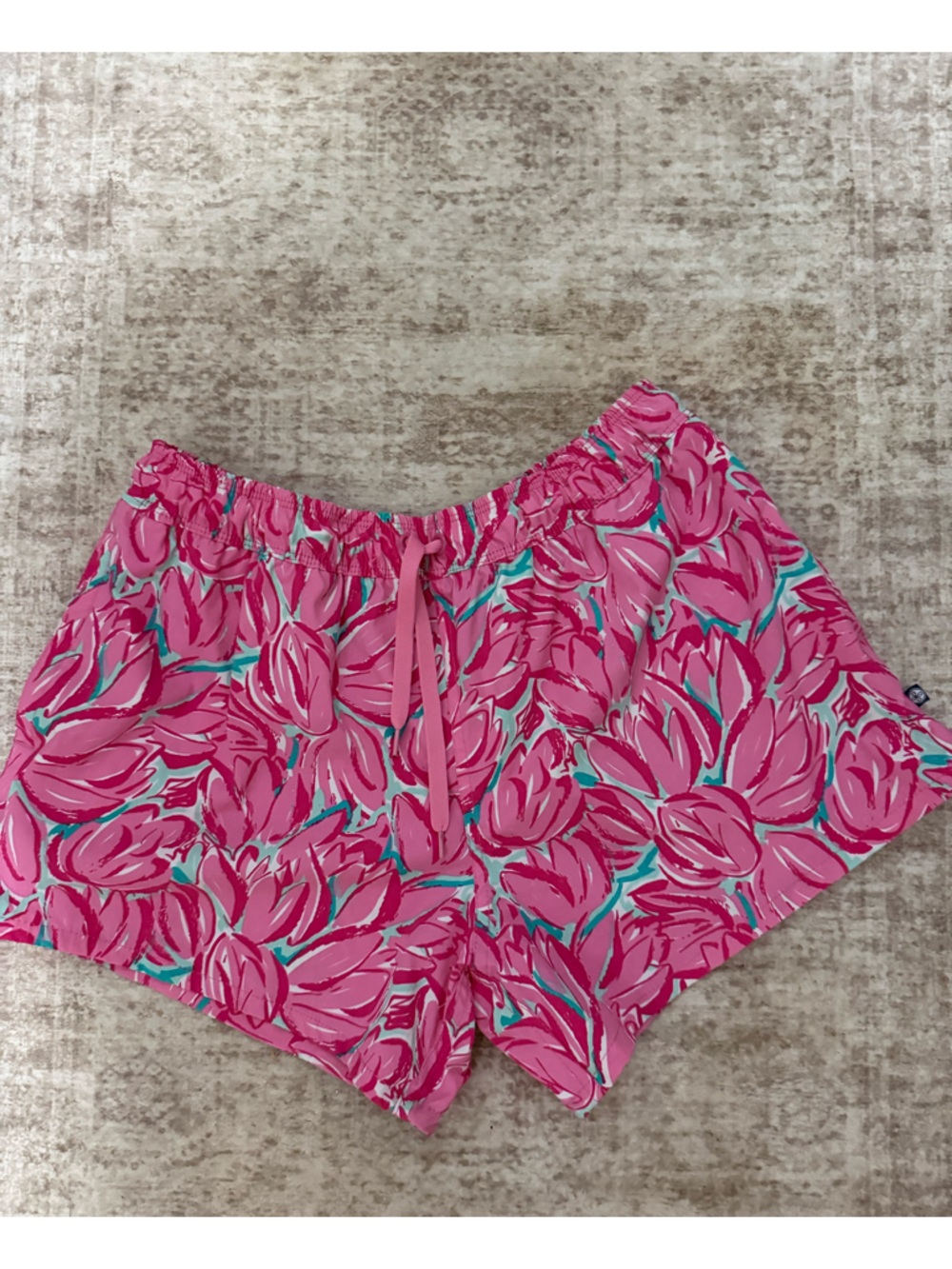 Lauren James Pink Floral Print Women’s Shorts